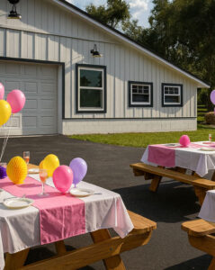 The Waterside Ranch Garage Birthday Party