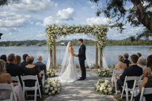 The Waterside Ranch - Wedding Ceremony at Water